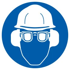 Panneau PROT.OBLIG. TETE/VUE/OUIE NORM Taliaplast 722507 | 722507