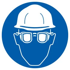 Panneau PROT.OBLIG. TETE ET VUE D. 300 Taliaplast 722508 | 722508