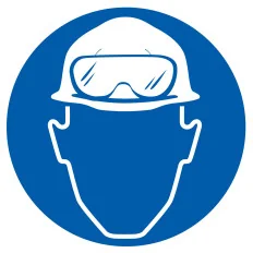 Panneau PROTECTION OBLIGATOIRE TETE/VU Taliaplast 724545 | 724545