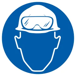Panneau PROTECTION OBLIGATOIRE TETE/VU Taliaplast 722545 | 722545