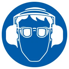 Panneau PROT.OBLIGAT. VUE ET OUIE NORM Taliaplast 727512 | 727512