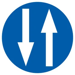 Panneau CIRCULATION A DOUBLE SENS D.30 Taliaplast 722584 | 722584