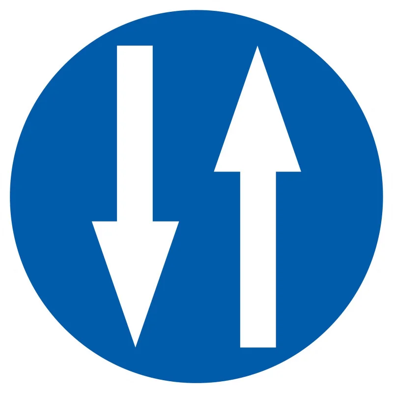 Panneau CIRCULATION A DOUBLE SENS D.30 Taliaplast 722584 | 722584