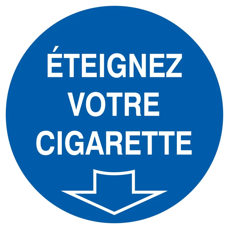 Panneau ETEIGNEZ VOTRE CIGARETTE D.300 Taliaplast 722518 | 722518 Panneau ETEIGNEZ VOTRE CIGARETTE D.300 Taliaplast 722518 | 722518