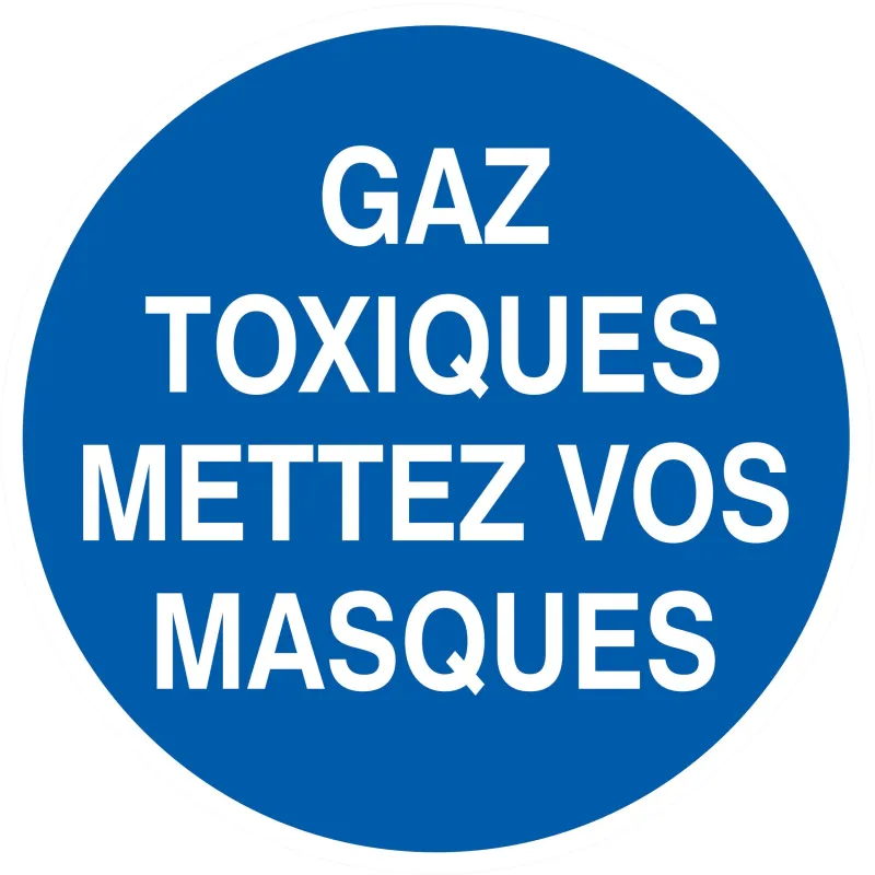 Panneau GAZ TOXIQUES, METTEZ VOS MASQU Taliaplast 724534 | 724534 Panneau GAZ TOXIQUES, METTEZ VOS MASQU Taliaplast 724534 | 724534