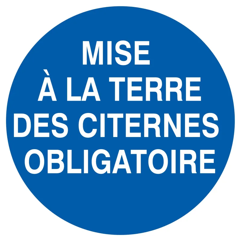 Panneau MISE A LA TERRE DES CITERNES O Taliaplast 723531 | 723531 Panneau MISE A LA TERRE DES CITERNES O Taliaplast 723531 | 723531