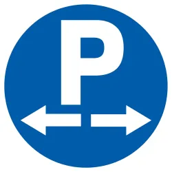 Panneau PARKING DANS LES DEUX SENS D.1 Taliaplast 727575 | 727575