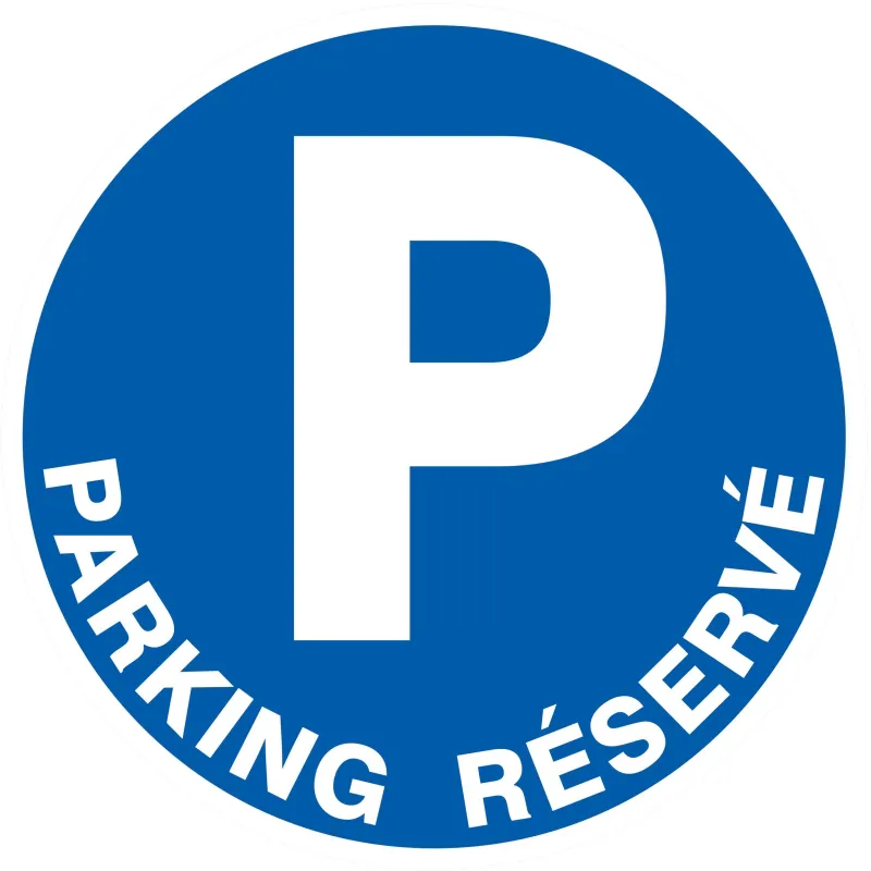 Panneau PARKING RESERVE D.80mm Taliaplast 724519 | 724519 Panneau PARKING RESERVE D.80mm Taliaplast 724519 | 724519