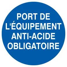 Panneau PORT EQUIP.ANTI ACIDE OBLIG. N Taliaplast 722535 | 722535