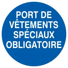 Panneau PORT VET.SPEC.OBLIGATOIRE NORM Taliaplast 723528 | 723528
