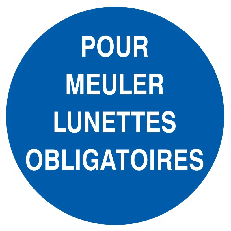 Panneau POUR MEULER LUNETTES OBLIG. NO Taliaplast 724528 | 724528 Panneau POUR MEULER LUNETTES OBLIG. NO Taliaplast 724528 | 724528