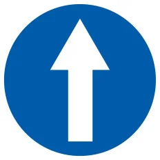 Panneau SENS OBLIG. NORMASIGN ADHESIF Taliaplast 727578 | 727578