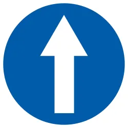 Panneau SENS OBLIG D.300 NORMASIGN ADH Taliaplast 722578 | 722578