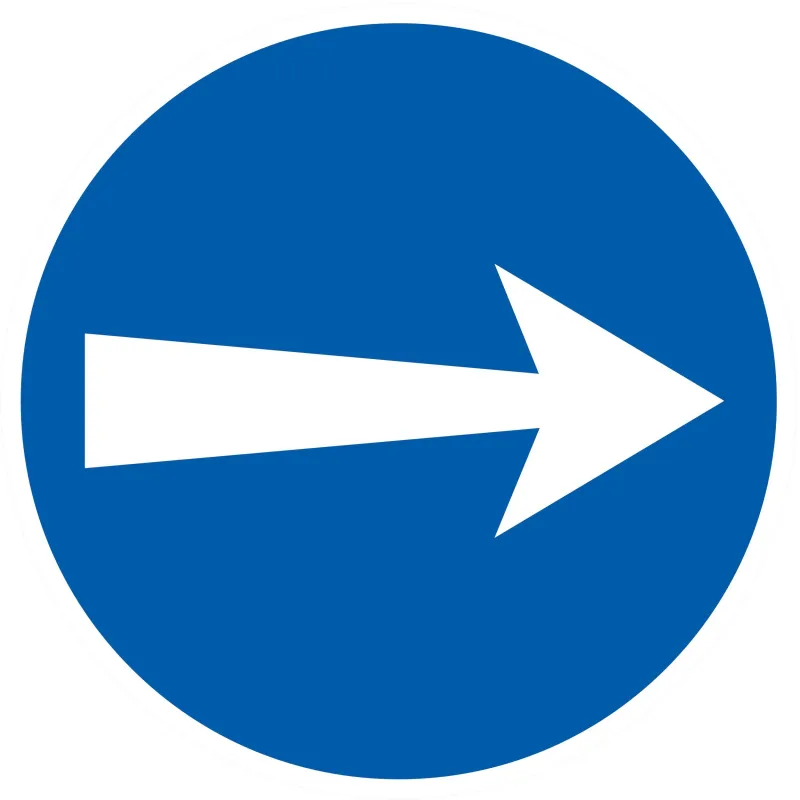 Panneau SENS OBLIGAT. D.80 NORMASIGN A Taliaplast 724527 | 724527 Panneau SENS OBLIGAT. D.80 NORMASIGN A Taliaplast 724527 | 724527