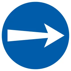 Panneau SENS OBLIGAT. NORMASIGN ADHESI Taliaplast 723526 | 723526