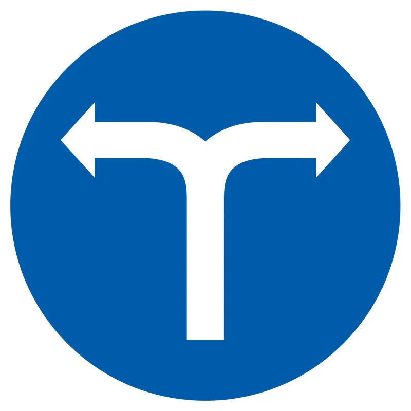 Panneau VIRAGE A DROITE OU A GAUCHE D. Taliaplast 723581 | 723581 Panneau VIRAGE A DROITE OU A GAUCHE D. Taliaplast 723581 | 723581