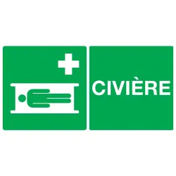 Panneau CIVIERE 330X200 NORMASIGN ADHE Taliaplast 721409 | 721409