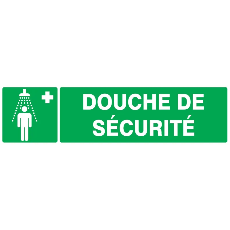 Panneau DOUCHE DE SECURITE 200x52 NORM Taliaplast 720413 | 720413 Panneau DOUCHE DE SECURITE 200x52 NORM Taliaplast 720413 | 720413