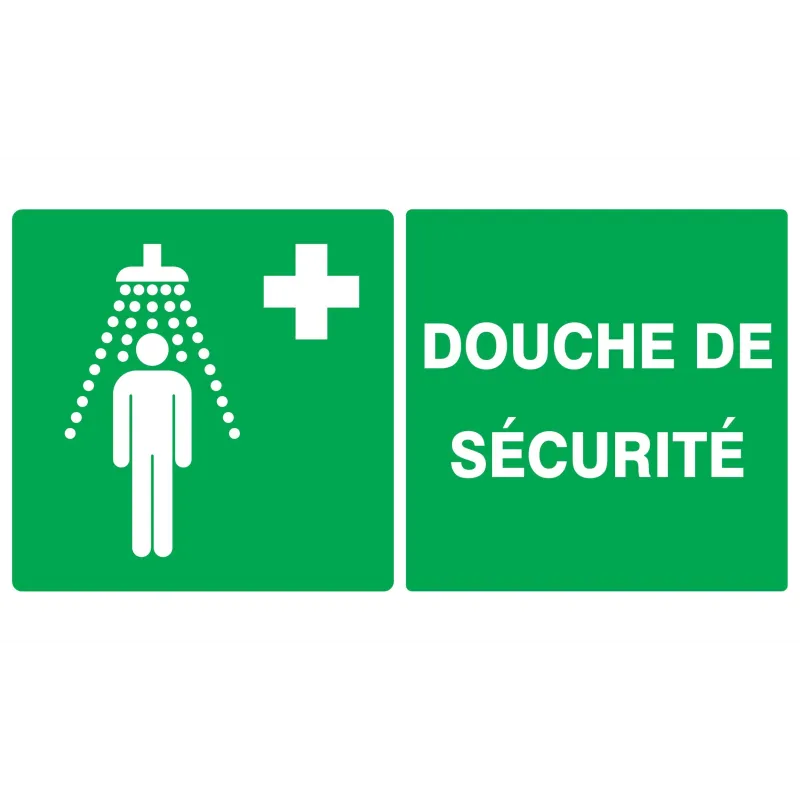 Panneau DOUCHE DE SECURITE 330x200mm Taliaplast 721414 | 721414 Panneau DOUCHE DE SECURITE 330x200mm Taliaplast 721414 | 721414