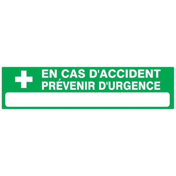 Panneau CAS ACC.PREVEN URGENC 200x52 N Taliaplast 720412 | 720412 Panneau CAS ACC.PREVEN URGENC 200x52 N Taliaplast 720412 | 720412