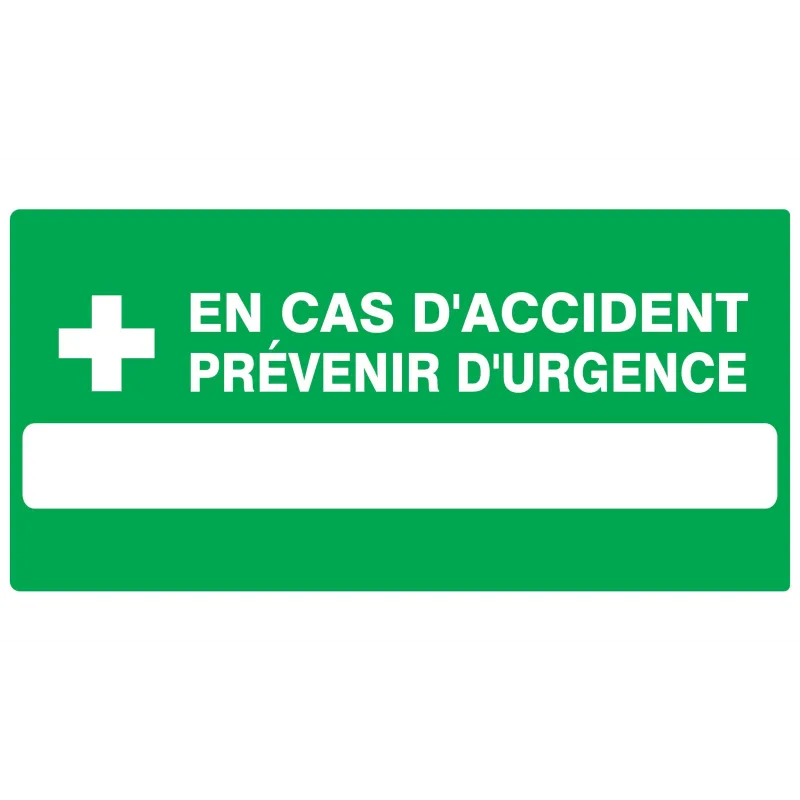 Panneau EN CAS D'ACCIDENT PREVENIR D'U Taliaplast 721413 | 721413 Panneau EN CAS D'ACCIDENT PREVENIR D'U Taliaplast 721413 | 721413