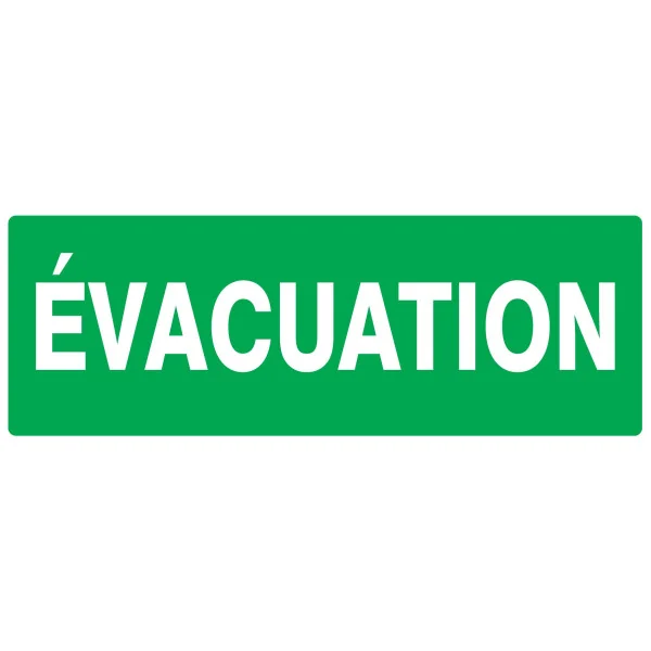 Panneau EVACUATION NORMASIGN ADHESIF 3 Taliaplast 726418 | 726418 Panneau EVACUATION NORMASIGN ADHESIF 3 Taliaplast 726418 | 726418