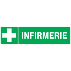 Panneau INFIRMERIE 200X52 NORMASIGN AD Taliaplast 720403 | 720403