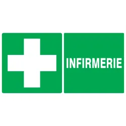 Panneau INFIRMERIE 330X200 NORMASIGN A Taliaplast 721410 | 721410
