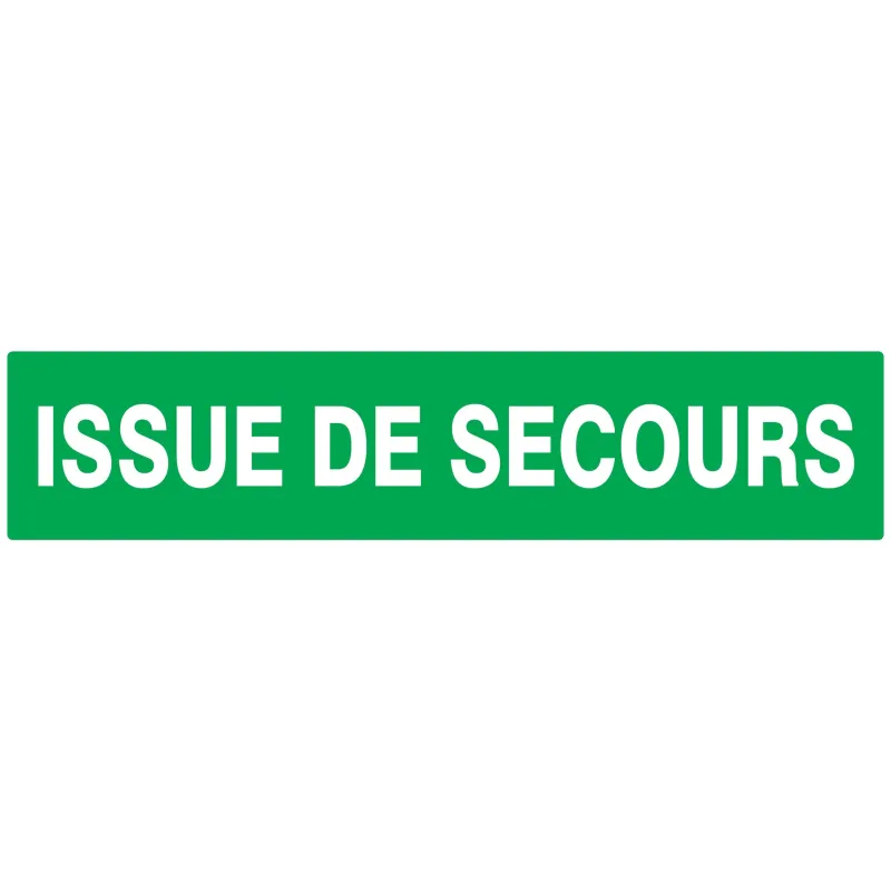 Panneau ISSUE DE SECOURS NORMASIGN ADH Taliaplast 725431 | 725431 Panneau ISSUE DE SECOURS NORMASIGN ADH Taliaplast 725431 | 725431