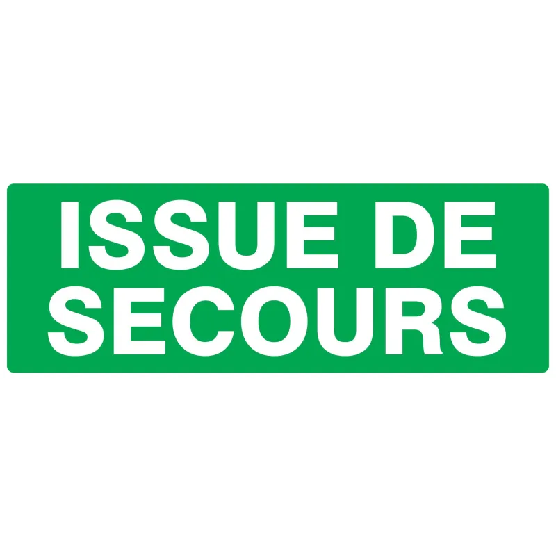 Panneau ISSUE DE SECOURS NORMASIGN ADH Taliaplast 726432 | 726432 Panneau ISSUE DE SECOURS NORMASIGN ADH Taliaplast 726432 | 726432