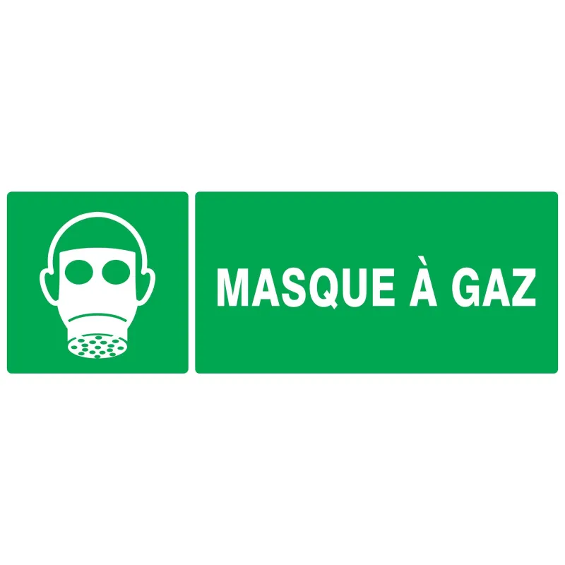 Panneau MASQUE A GAZ 330X120 NORMASIGN Taliaplast 726410 | 726410 Panneau MASQUE A GAZ 330X120 NORMASIGN Taliaplast 726410 | 726410