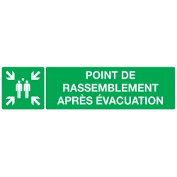 Panneau POINT RASSEMBL.APRES EVACUATI. Taliaplast 720407 | 720407