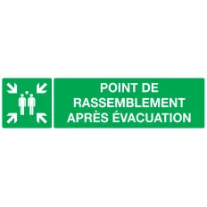 Panneau POINT RASSEMBL.APRES EVACUATI. Taliaplast 720407 | 720407