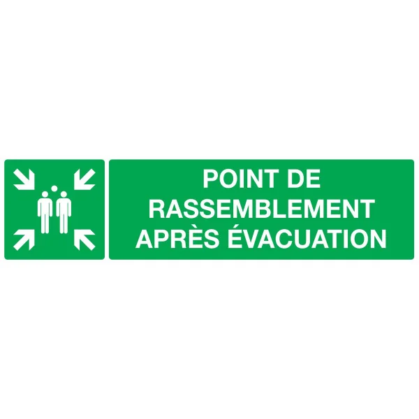 Panneau POINT RASSEMBL.APRES EVACUATI. Taliaplast 720407 | 720407 Panneau POINT RASSEMBL.APRES EVACUATI. Taliaplast 720407 | 720407