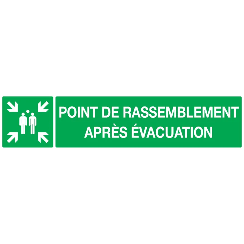 Panneau POINT RASSEMBL.APRES EVACUATI. Taliaplast 725407 | 725407 Panneau POINT RASSEMBL.APRES EVACUATI. Taliaplast 725407 | 725407