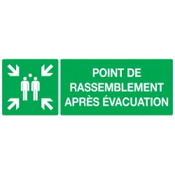 Panneau POINT RASSEMBL.APRES EVACUATI. Taliaplast 726402 | 726402