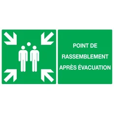 Panneau POINT RASSEMBL.APRES EVACUATI. Taliaplast 721406 | 721406