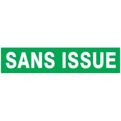 Panneau SANS ISSUE (SECOURS) NORMASIGN Taliaplast 725416 | 725416