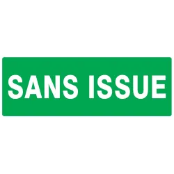 Panneau SANS ISSUE (SECOURS) NORMASIGN Taliaplast 726415 | 726415