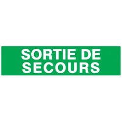Panneau SORTIE DE SECOURS 200X52 NORMA Taliaplast 720432 | 720432