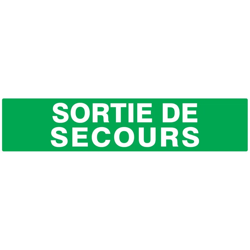 Panneau SORTIE DE SECOURS NORMASIGN AD Taliaplast 725432 | 725432 Panneau SORTIE DE SECOURS NORMASIGN AD Taliaplast 725432 | 725432