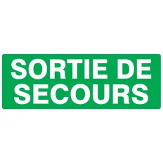 Panneau SORTIE DE SECOURS NORMASIGN AD Taliaplast 726417 | 726417