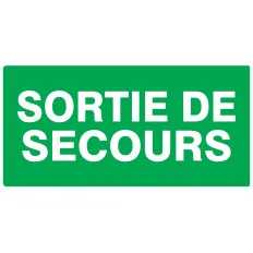 Panneau SORTIE DE SECOURS NORMASIGN AD Taliaplast 721432 | 721432
