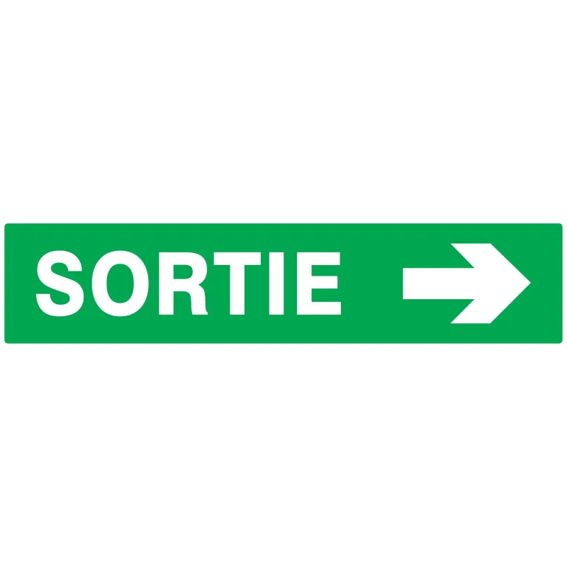 Panneau SORTIE FLECHE A DROITE 330X75 Taliaplast 725417 | 725417 Panneau SORTIE FLECHE A DROITE 330X75 Taliaplast 725417 | 725417