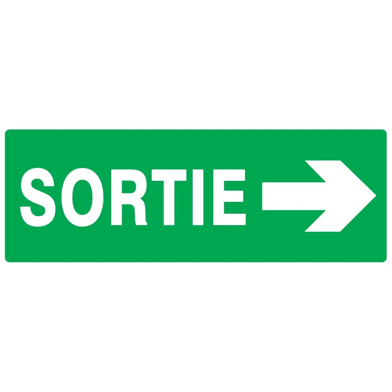 Panneau SORTIE FLECHE A DROITE 330X120 Taliaplast 726401 | 726401 Panneau SORTIE FLECHE A DROITE 330X120 Taliaplast 726401 | 726401