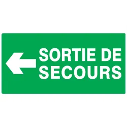 Panneau SORT.SEC.FLECH.A GAUCH.330X200 Taliaplast 721415 | 721415