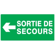 Panneau SORT.SEC.FLECH.A GAUCH.330X200 Taliaplast 721415 | 721415