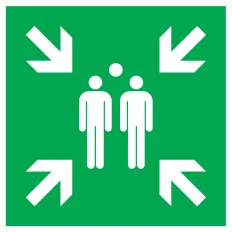 Panneau POINT RASSEMBL.APRES EVACUATI. Taliaplast 728403 | 728403