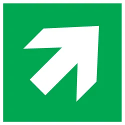 Panneau FLECHE 45ø_ NORMASIGN ADHESIF Taliaplast 728419 | 728419