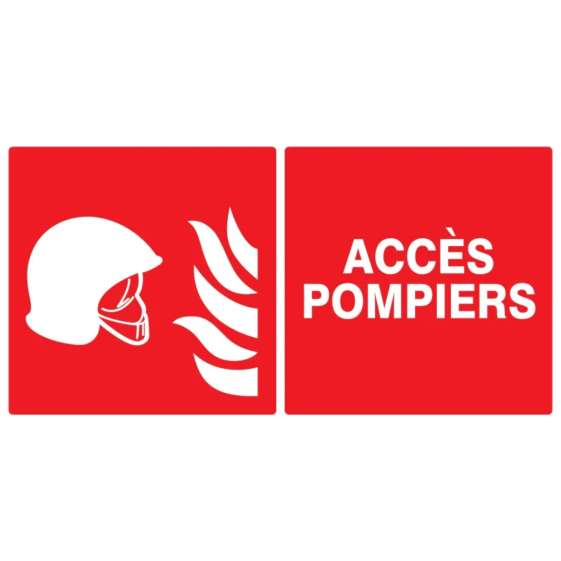Panneau ACCES POMPIERS 330X200 NORMASI Taliaplast 721105 | 721105 Panneau ACCES POMPIERS 330X200 NORMASI Taliaplast 721105 | 721105